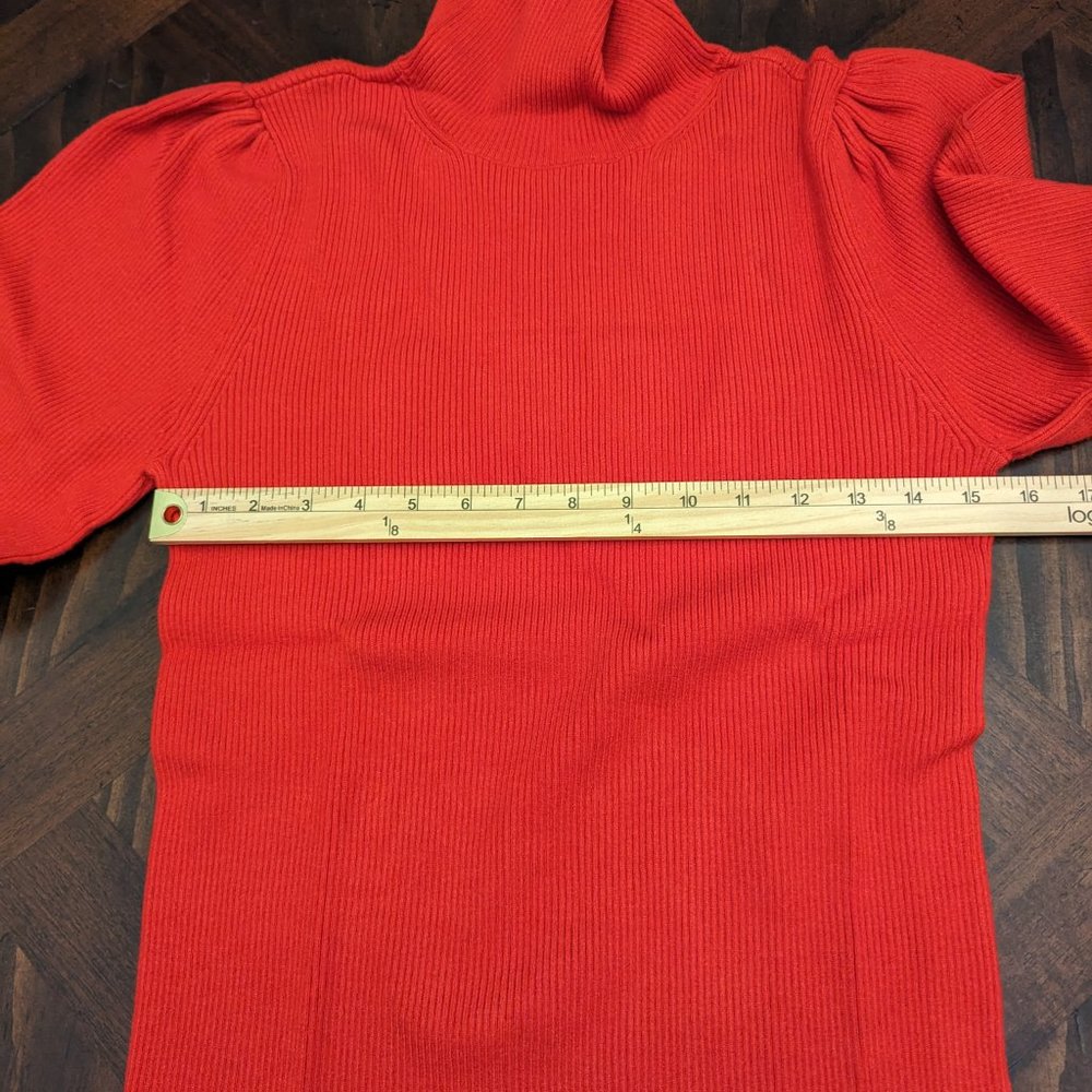 Ann Taylor Jeweled Cuff Balloon Sleeve Sweater - Picture 9 of 11